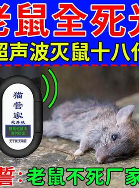 会叫的电子猫吓老鼠神器 驱除老鼠驱逐器 电子吓鼠器次声波驱鼠H