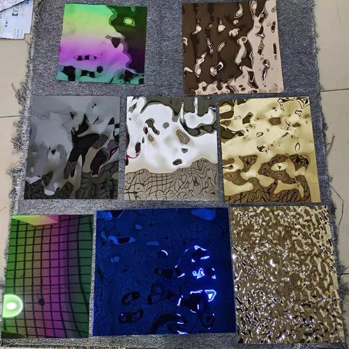 不锈钢水波纹镜面彩色波纹板 天花大堂酒店吊顶R装饰KV背景墙定制