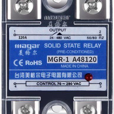 美格尔固态继电器MGR-1A48120 单相交流控交流120A