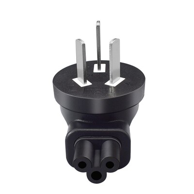 澳标转IEC320 C5电源适配器转接头A/国标三插V转尾三孔转换器