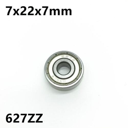 10Pcs 627ZZ 627-2RS 627-2Z R-2270ZZ 7x22x7 mm Deep groove ba