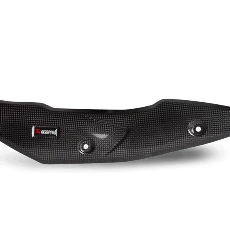 越野z900排气管防烫罩排气管散热板跑车排气隔热板V2022真碳纤