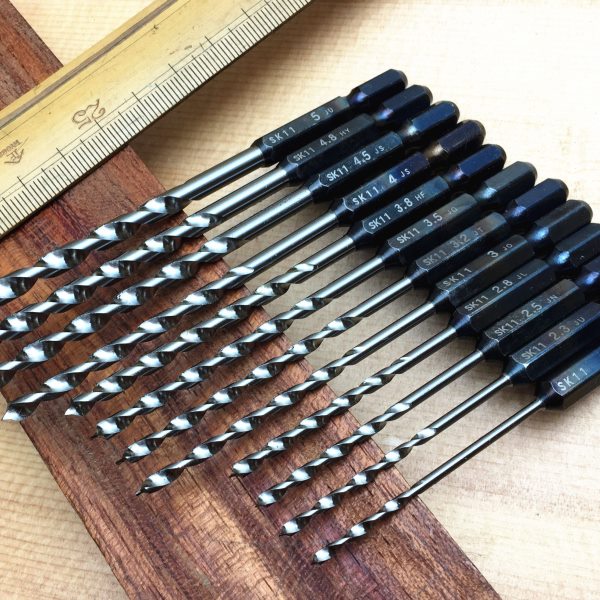 日本原装STAR-M小尺寸木工钻头高精密单尖麻花钻超高同心度2 3mm