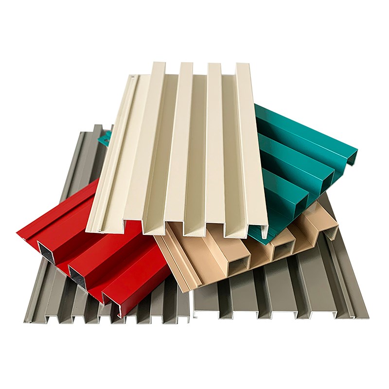 铝合金波浪板板半l圆板凹凸铝板铝格栅铝型材墙面招牌装饰定制