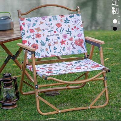 户外折叠椅便携沙滩椅克米特椅阳台桌子椅子超轻露营椅子钓鱼凳子