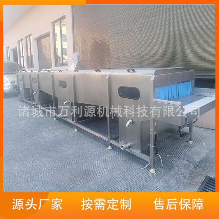 玻璃瓶装饮料杀菌冷却隧道易拉罐低温灭菌设备鱼罐头巴氏杀菌机