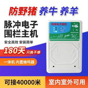 电子围栏脉冲主机系统养牛羊猪畜牧养殖高压网防野猪电围栏防护