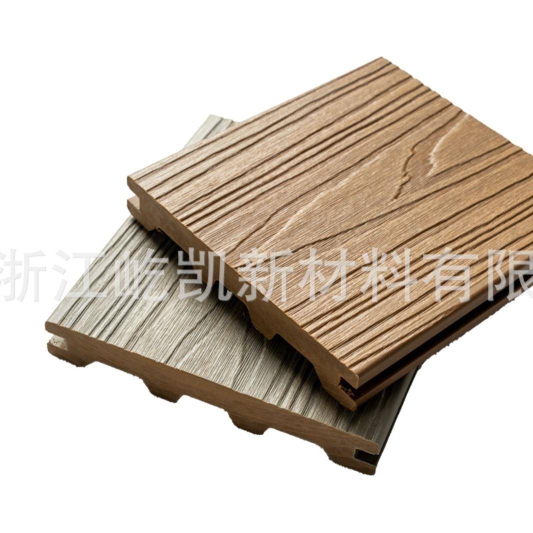 户外塑木厂家户外露台压花室外二代共挤庭院花园木纹塑木地板