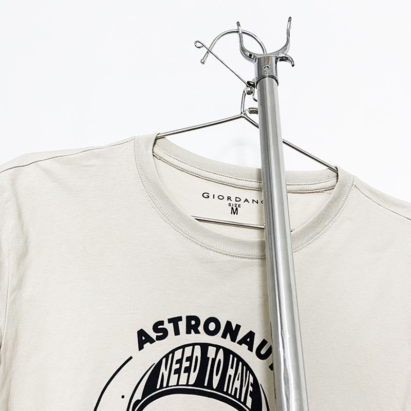 高空自动防风衣叉用m防风衣架卡扣多功能晾衣架不锈钢防滑无痕阳