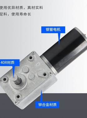 5840-31ZY涡轮蜗杆减速电机12V直流I减速电机24V直流调速小马达