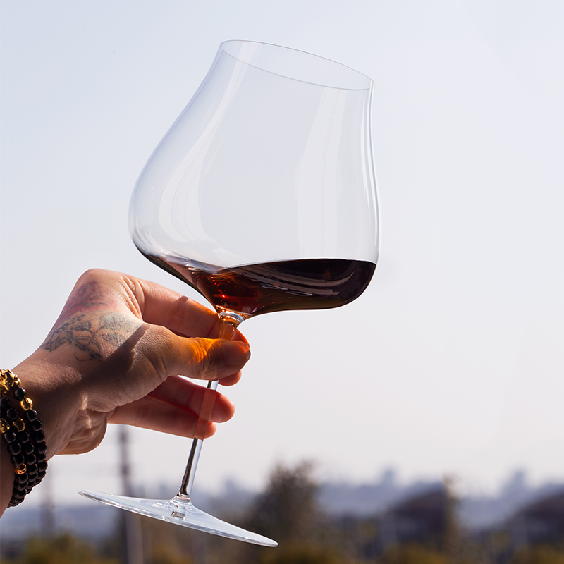 德国soy感官杯 进p口水晶玻璃红白葡萄酒杯勃艮第品鉴红酒杯子