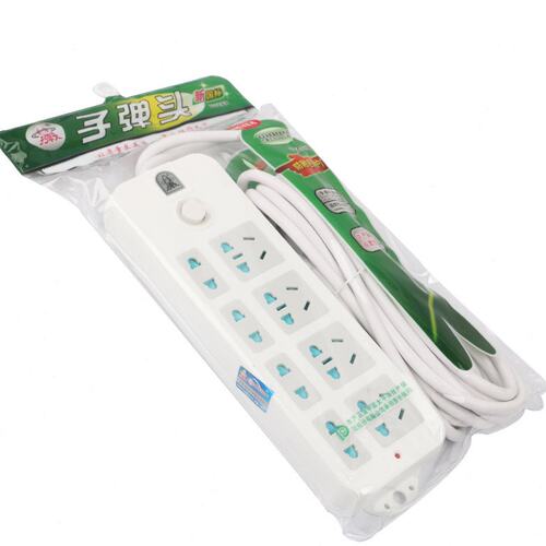 子弹头电源转换器TS-402X排插多用接线板拖线插座2.8米4.8米7.8米