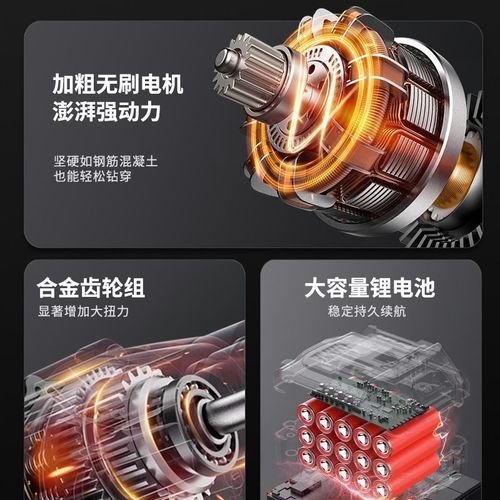 东城款DOS锂电电钻r无刷电锤电镐充电式电动扳手角磨机冲击钻