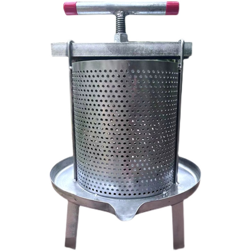 中蜂土蜂压蜜机不锈钢压榨机榨蜂蜡蜂蜜酒糟O养蜂工具压榨榨蜡机