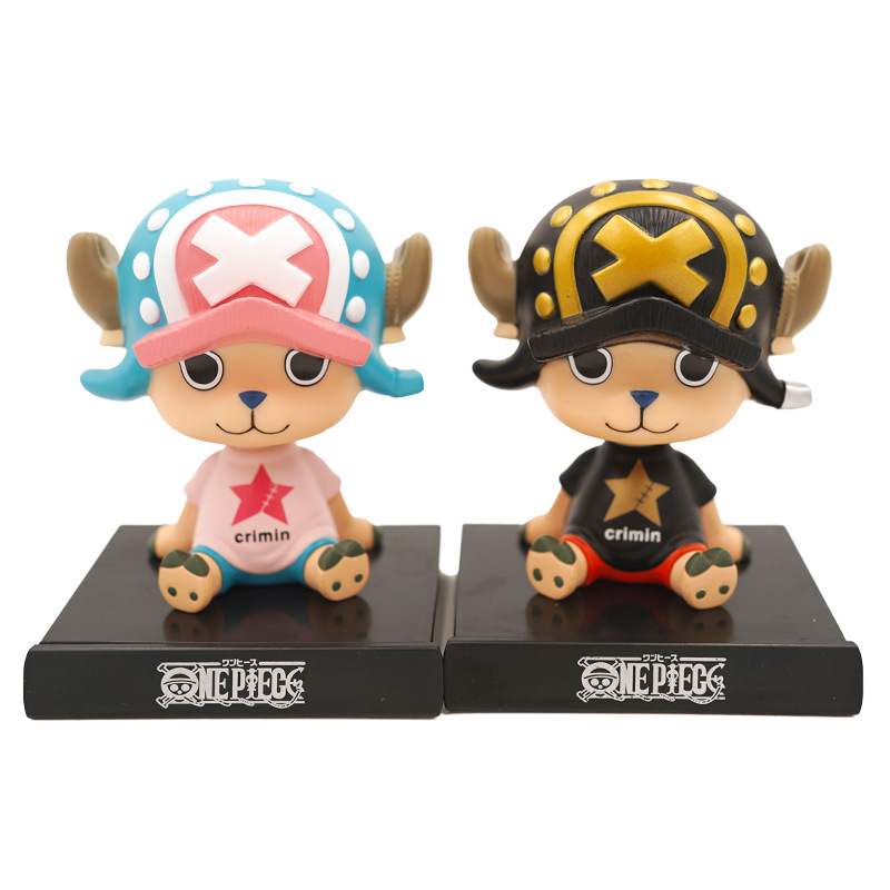 航海贼王乔巴路飞摇头公仔汽车摆件车饰车内饰U品卡通创意车品