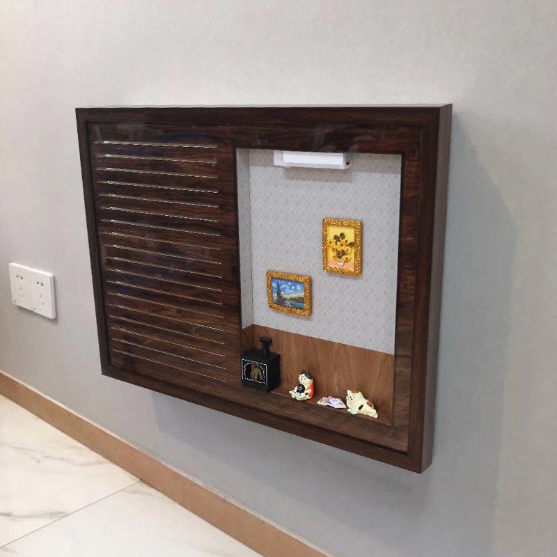 diy磁吸弱电箱遮挡装饰盖板电表箱壁画多媒体光纤网线盒改造挂画