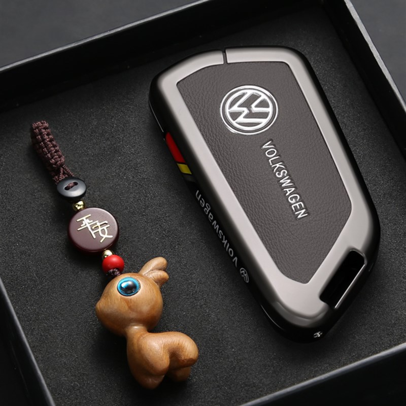 大众ID3钥匙套id4x汽车id6xid7高尔夫揽巡揽境途观L车包壳扣