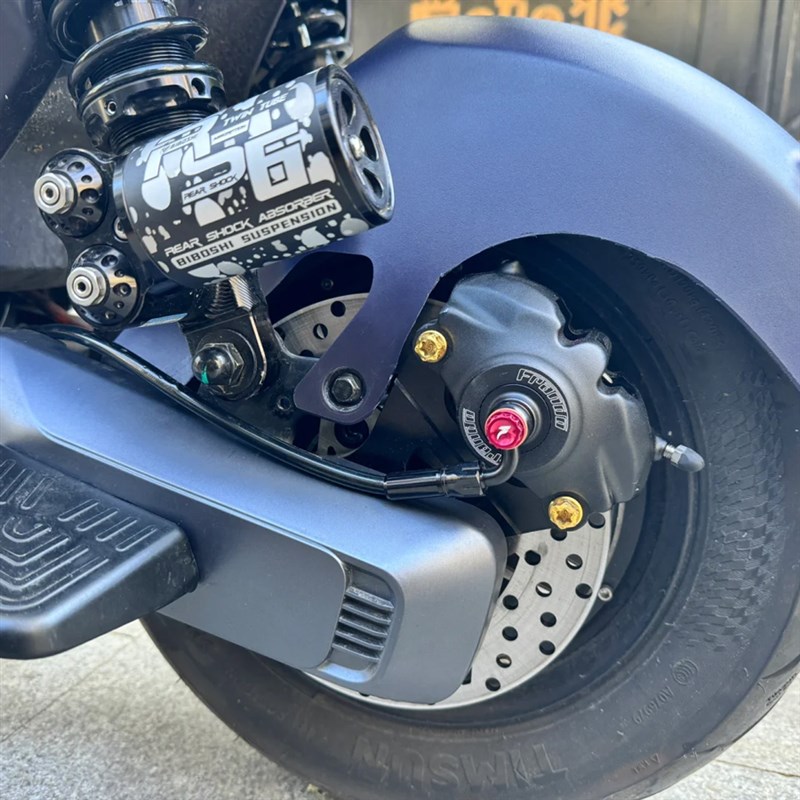 车力屋F684螃蟹卡钳改装适用小牛NXT U3九号MZ DZ M95C F90后刹车