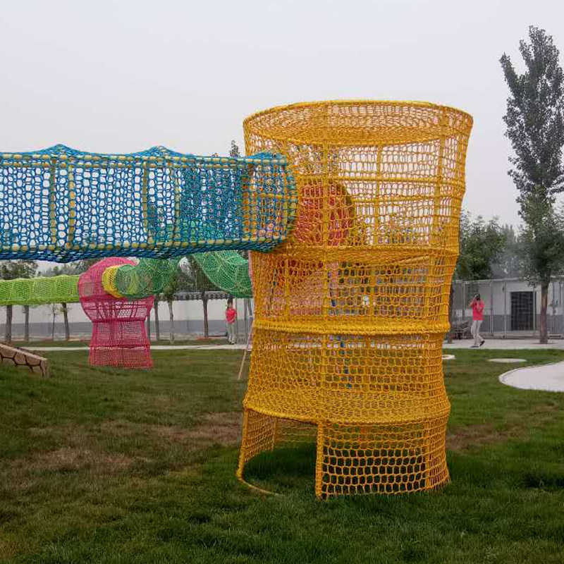 安全网防护网家用儿童密目网防坠落尼龙绳网户外拓展麻绳网攀爬网