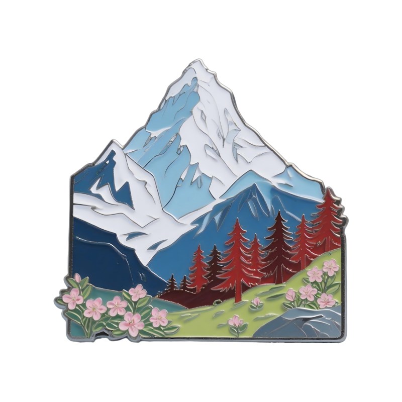 四姑娘山文创冰箱贴金属磁贴四川旅游地标雪山纪念品礼物伴手礼