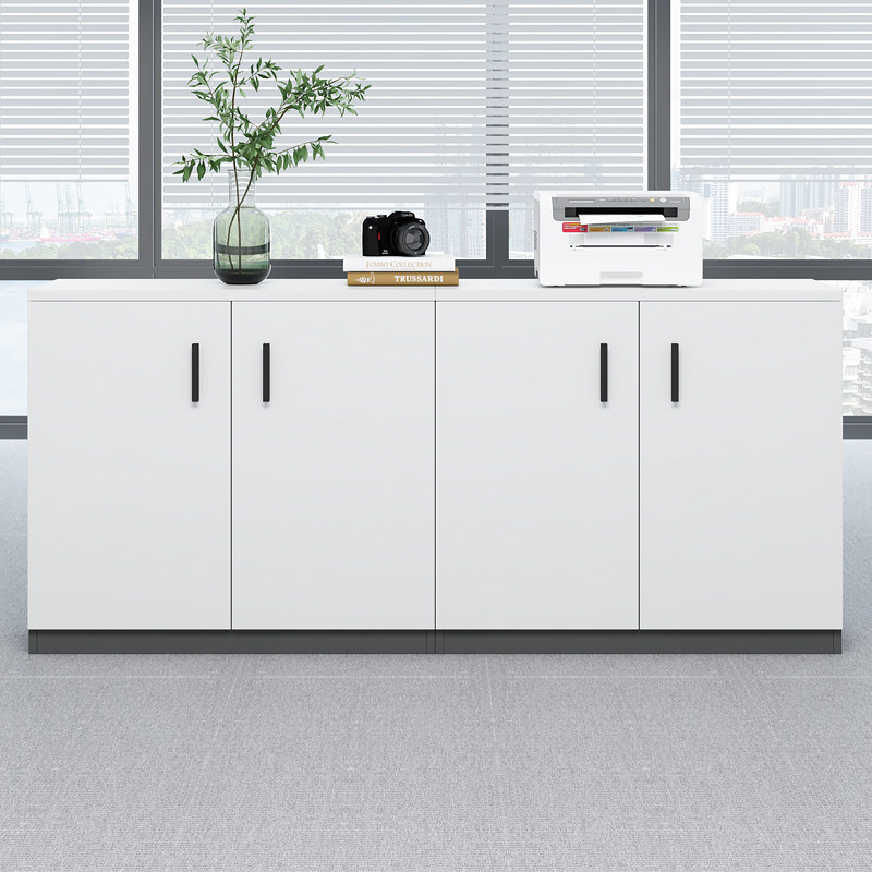 办公茶水柜隔断柜会议室柜子打印机底座柜办公桌侧柜复印机工作台