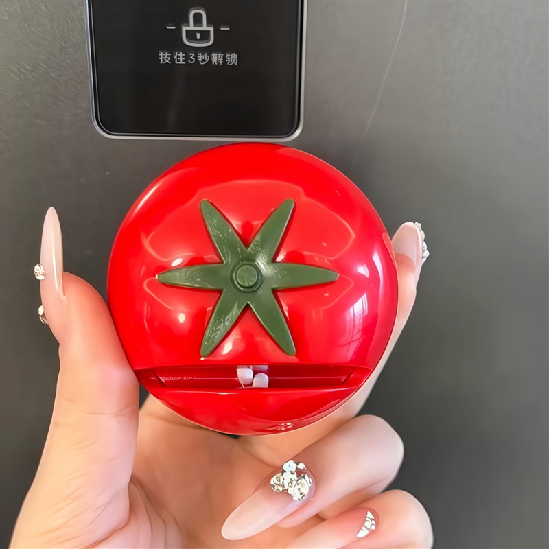 创意磨刀石可爱番茄迷你磨刀器家用手动便携西红柿磨刀Z器厨房快