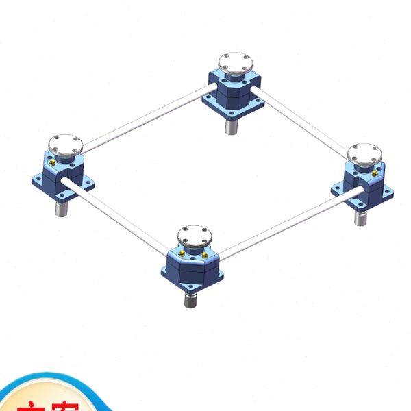 SP300/500/900/1500/3000/5000/10000F齿条同步升降器 升降机气缸