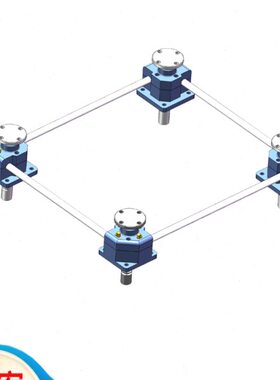 SP300/500/900/1500/3000/5000/10000F齿条同步升降器 升降机气缸