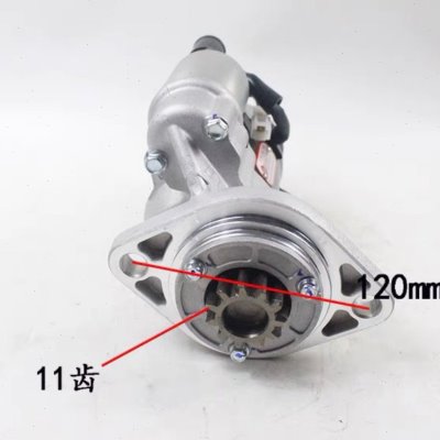 叉车启动马达起动机QDJ1326CX1 12V 11齿杭叉A30A35 4D32XG30