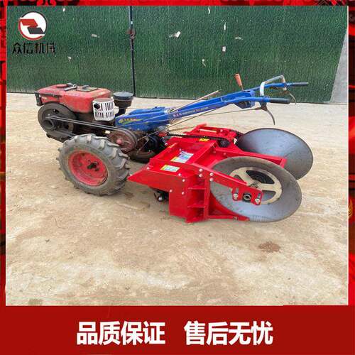 新款手扶拖拉机旋耕草莓开沟起垄机一次成型无需清沟厂家直销