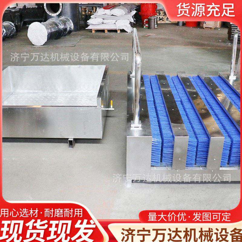矿用带蓄水池洗靴机不锈钢无动力喷淋式通道洗靴设备矿工洗鞋机
