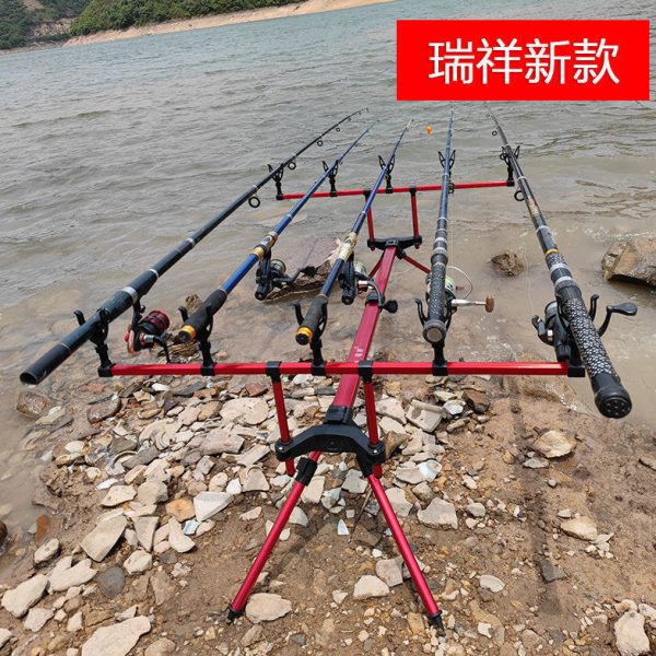 瑞祥2021水库多用鱼竿钓鱼炮台海杆支架欧式库钓抛竿远投杆