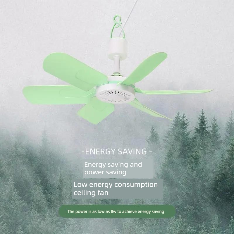 小型吊扇小型吊i扇床迷你风扇宿舍学生吊扇蚊帐床家强风安静宿舍