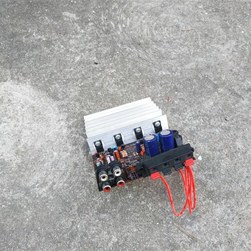 拆机2.0套件后功放板低音电脑低音炮大功率散P件diy功放板制作