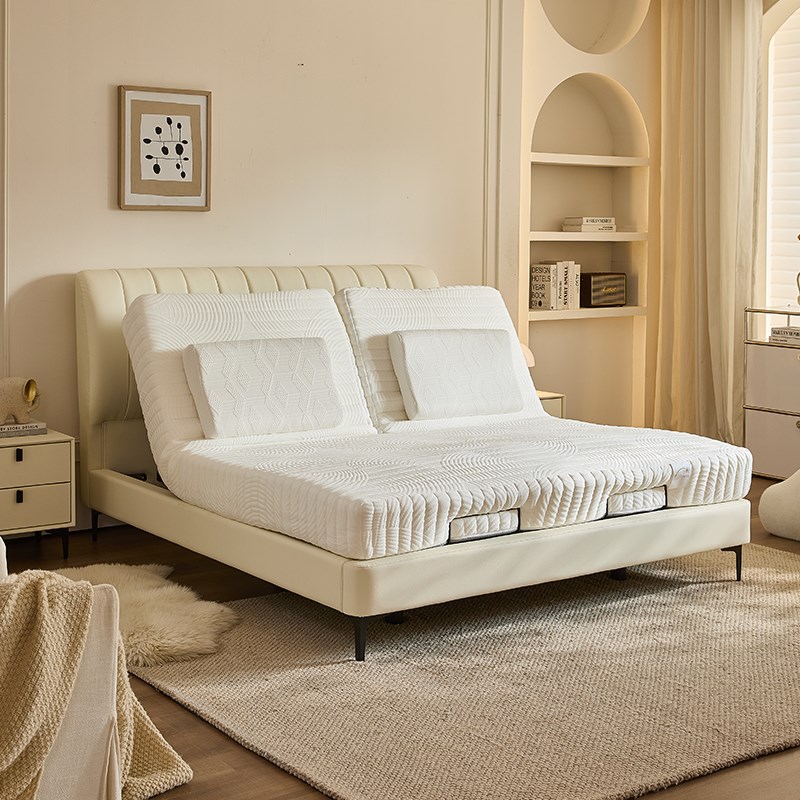 电动智能床垫全自动分区互t不打扰多功能双人床垫零重力升降助起