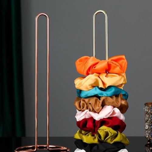 发箍收纳大肠发圈置物架铁艺头花网红头绳大容量饰品头箍展示架子