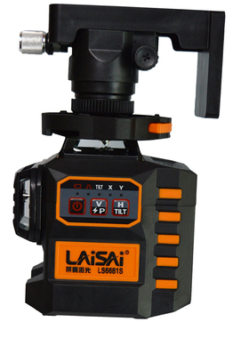 LAISAcI莱赛激光12线贴墙贴地仪LS6681S强红光LSG6681S绿光水平仪