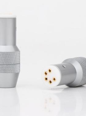 Monosaudio唱臂座头信号线黑胶LP唱机五针5芯插头插针FemaleDIN