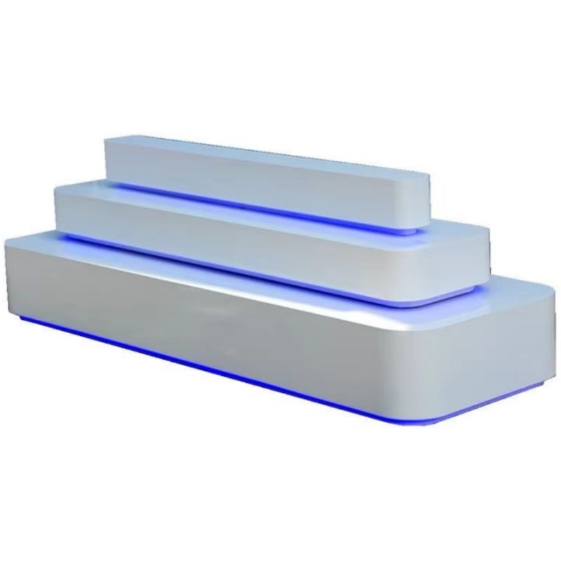 展示台展台展柜展架定制烤漆发光异形吧台前O台地台流水台层板货