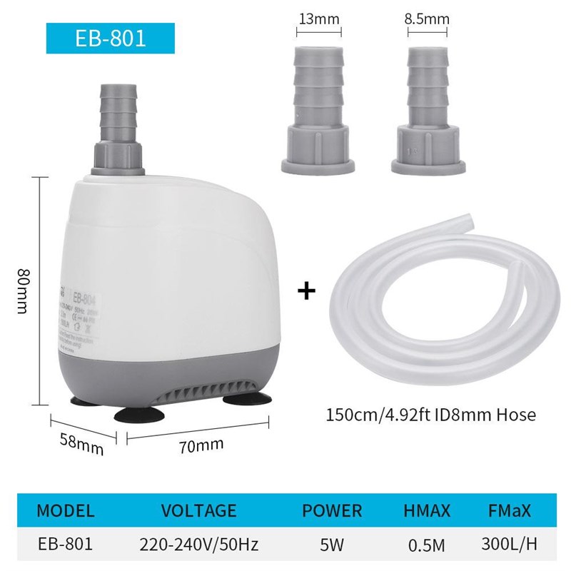 鱼缸潜水泵底吸水族箱q抽水泵底部过滤静音吸粪换水泵底吸泵低水
