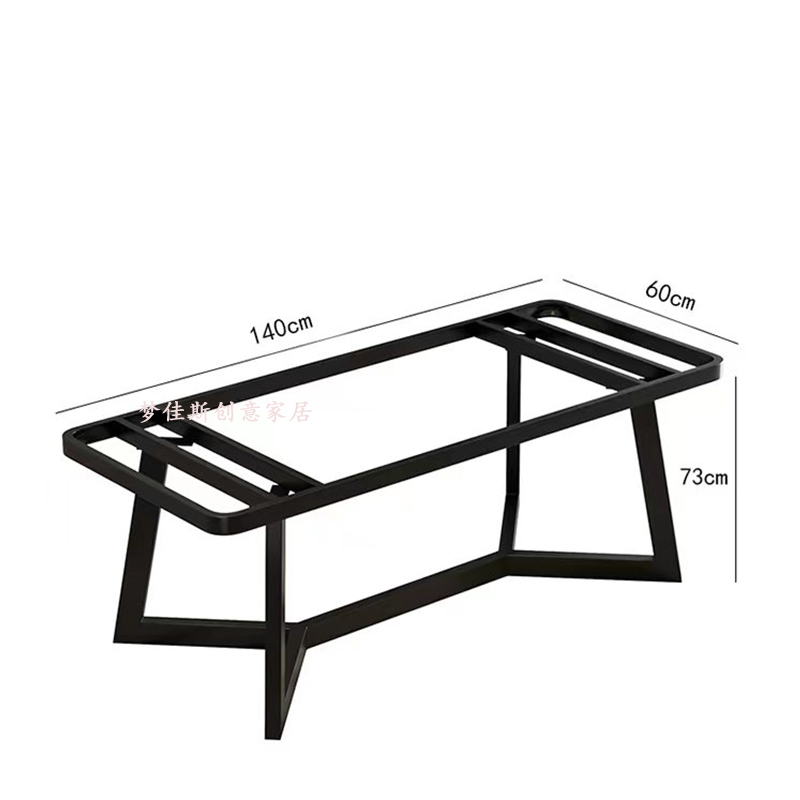 大理石桌腿岩板茶桌支架s不锈钢大板桌架餐桌办公桌脚底座金属台