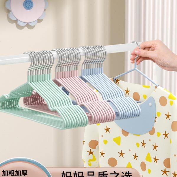 50个装儿童衣架晾衣挂婴儿无痕防滑宝宝小衣架子家用挂衣中童大童,收纳整理,金属衣架,淘宝优惠券,粉丝福利购,淘宝优惠卷