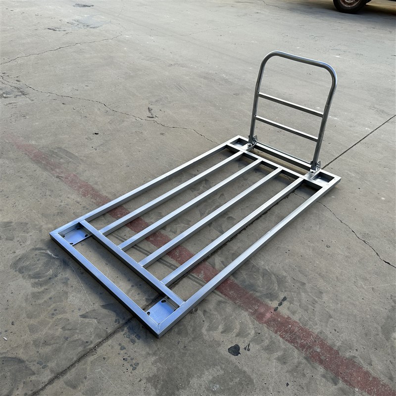 平板车方管车拉货搬运车载重王大号E折叠手推车推货车(车架子)