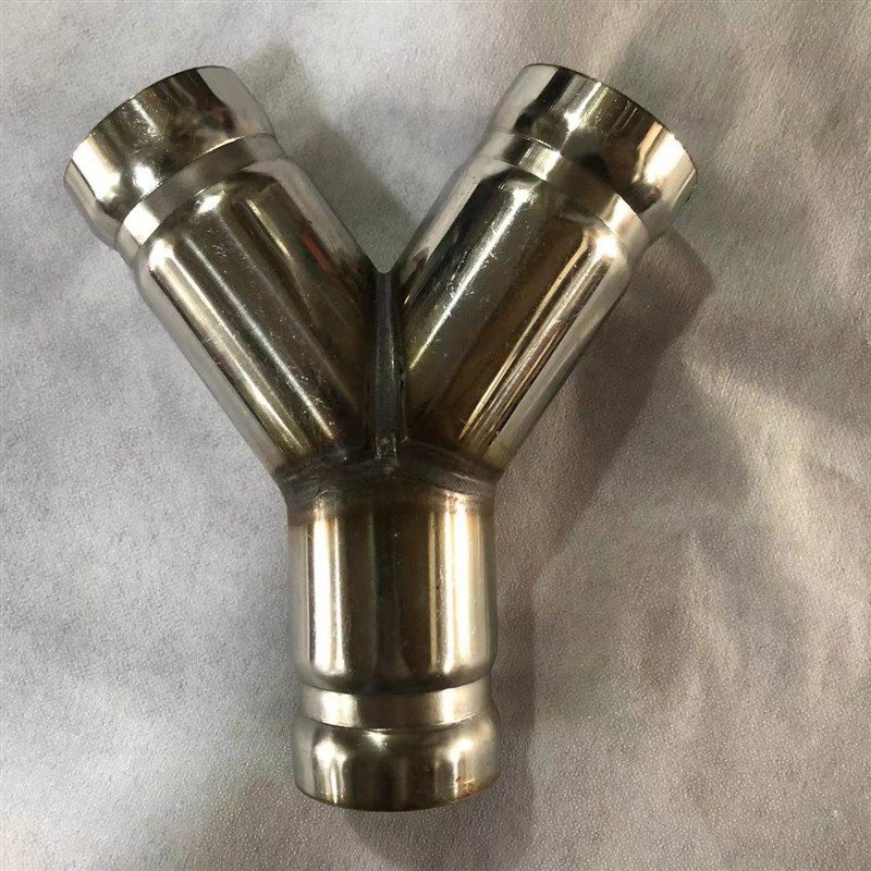 农用Y型三通e水带软管油管用201不锈钢材质人工焊接无缝隙型号齐