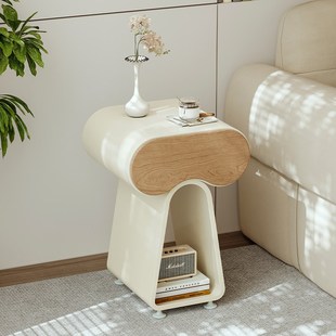 客厅沙发边几迷你小茶几轻奢高级感置物架小户型卧室床头柜替代品