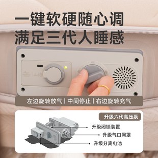 TPU30拉丝自动充气床垫户外露营帐篷弹丝云床打地铺专用家用睡垫