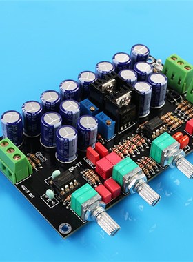 HIFI前级音调板 OPA2604发烧运放 AD827前级 5532音调 功放升级