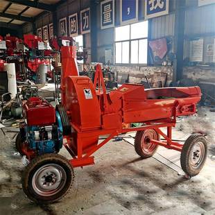 油电两用型秸秆铡段机稻草碎机自动进料铡草机厂家价格优惠