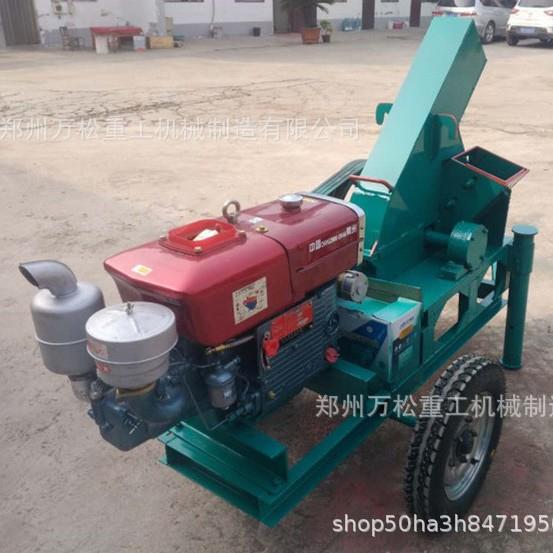 优惠出售移动木材切片机树枝竹子切片机造纸切片