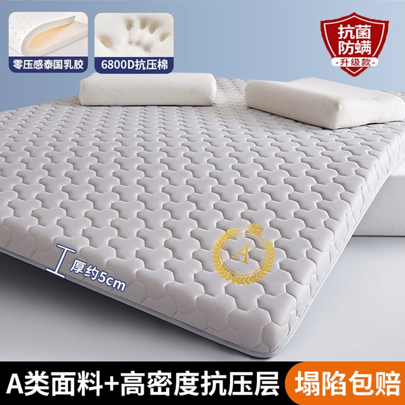 乳胶记忆棉床垫遮盖物软垫家用卧室宿舍学生单Q人榻榻米海绵褥垫